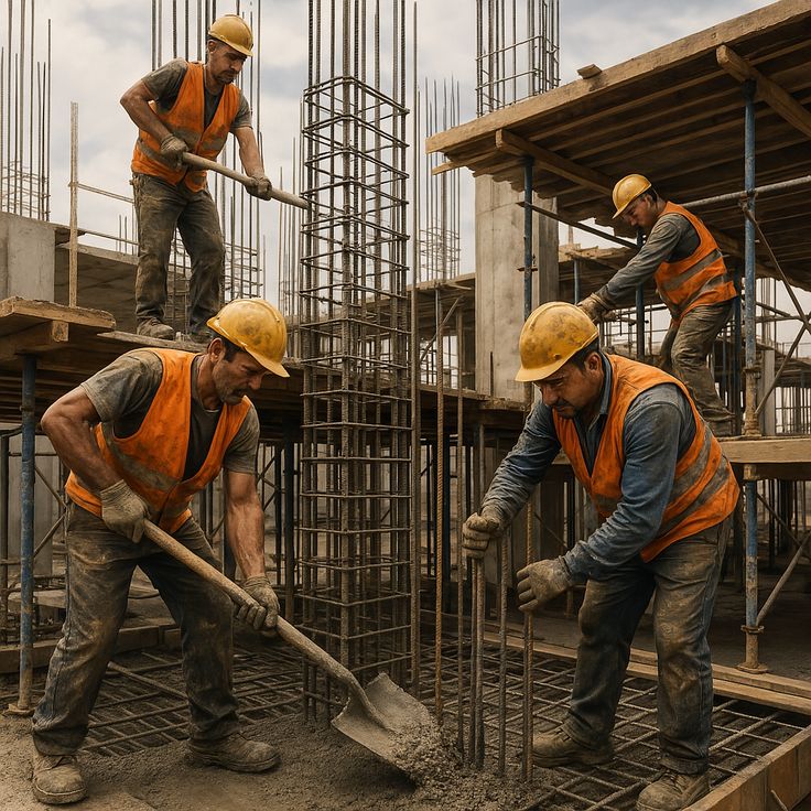 workers working in construction
